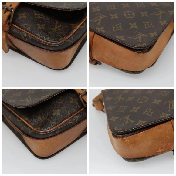 LOUIS VUITTON Monogram Cartouchiere MM Shoulder Bag M51253 LV Auth 131226 - Picture 14 of 16